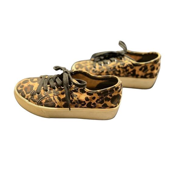 Steve Madden Emmi Leopard Print Platform Sneakers Size 7 - Picture 5 of 6